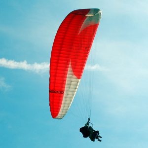 Paragliding flight at Kamshet