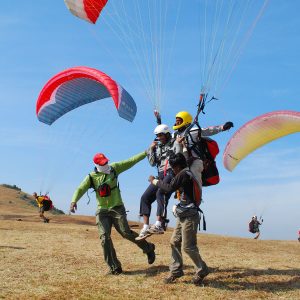 Experience Paragliding flight at Kamshet